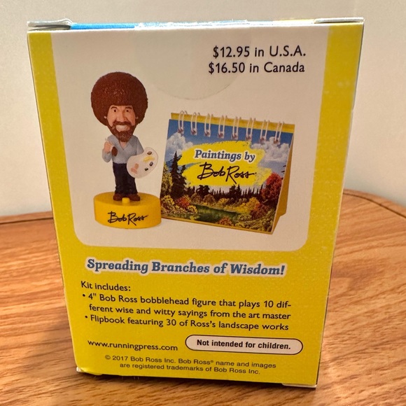 Bob Ross 4" Bobblehead with Sound Deluxe Mega Kit RP Minis BRAND NEW SEALED. - Picture 3 of 7